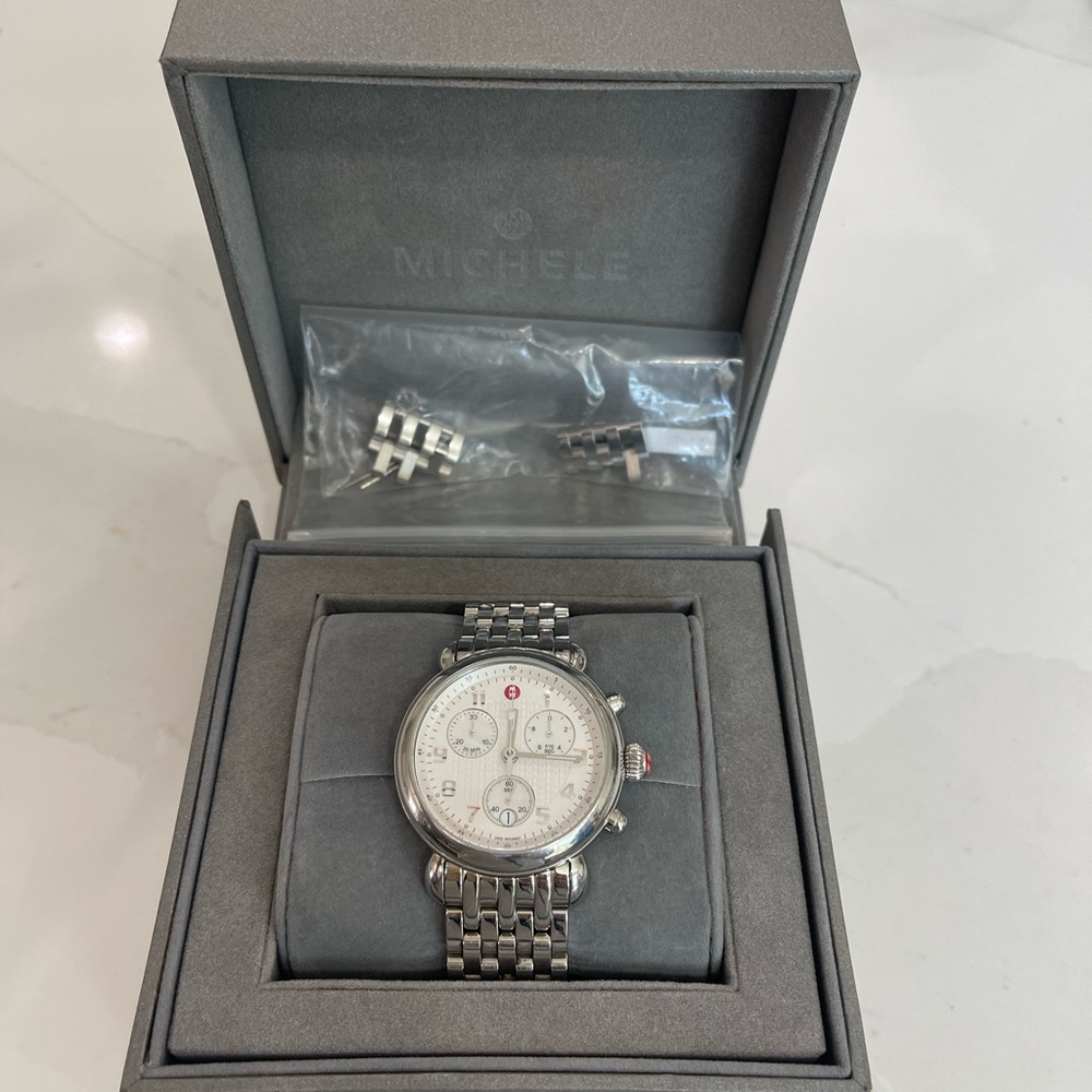 Michele CSX Watch Stainless Steel